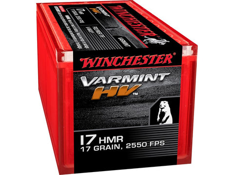 Winchester 17HMR Ammunition 17 Grain Hornady V-Max (50pk) (S17HMR1)