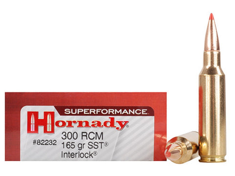 Hornady Superformance SST Ammunition 300 Ruger Compact Magnum (RCM) 165 Grain SST (20pk)