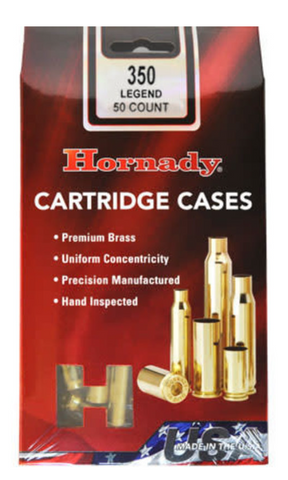 Hornady Unprimed Brass Cases 350 Legend (50pk)(87296)