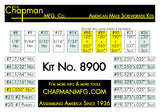 Chapman Model 8900 27 Piece Deluxe Screwdriver Set Tan (8900TAN)