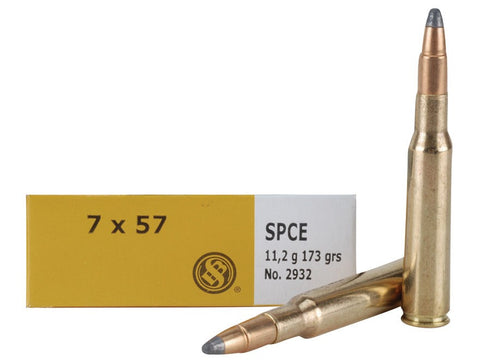 Sellier & Bellot Ammunition 7x57 173 Grain Soft Point Cutting Edge (20pk)