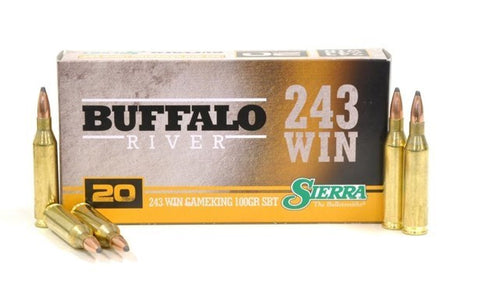 Buffalo River Ammunition 243 Winchester 100 Grain Soft Point Boat Tail (20pk)