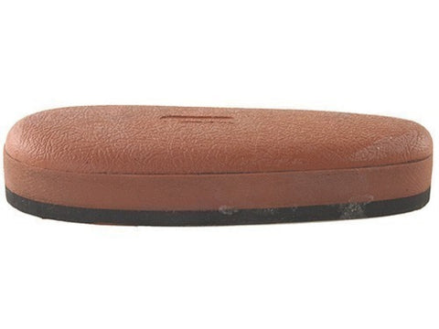 Pachmayr D752B Decelerator Old English Recoil Pad Grind to Fit Leather Texture 1" Thick Small Brown