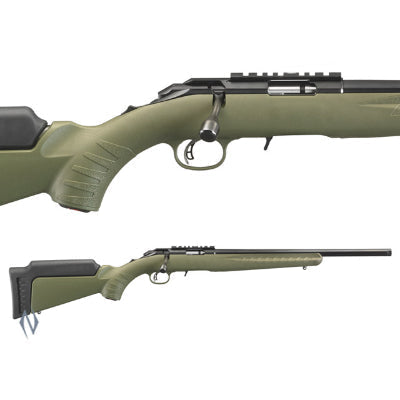 New Ruger American Rimfire OD Green Synthetic 22 Long Rifle (22LR) (27027)