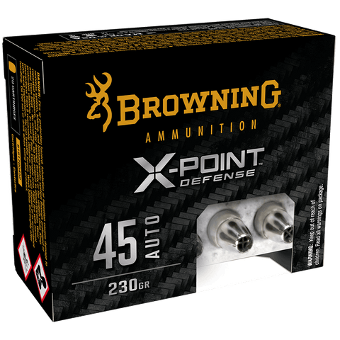 Browning X-Point Defence Ammunition 45 ACP  230 Grain X - Point (20pk)