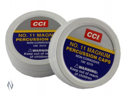 CCI No.11 Magnum Percussion Caps (100pk)