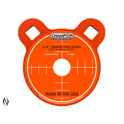 Champion  AR500 Centrefire Steel Target Gong 4" (44902)