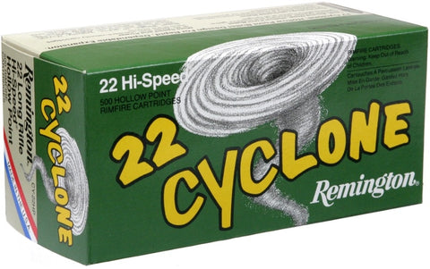 Remington Cyclone HV Ammunition 22 Long Rifle (22LR) 36 Grain Hollow Point (HP) (50pk)