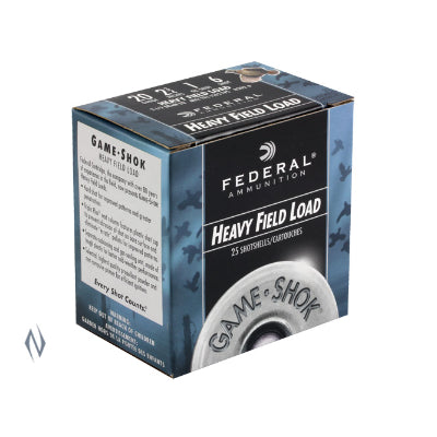 Federal Gameshok  Ammunition 20 Gauge 2-3/4" 7/8 oz 28 Gram #7.5 Shot (25pk)