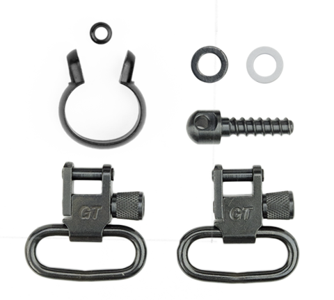 Grovtec Barrel Band Swivel Set for Winchester / Marlin Centrefire Lever Action Rifles 0.645" - 0.660" Diameter (GTSW41)