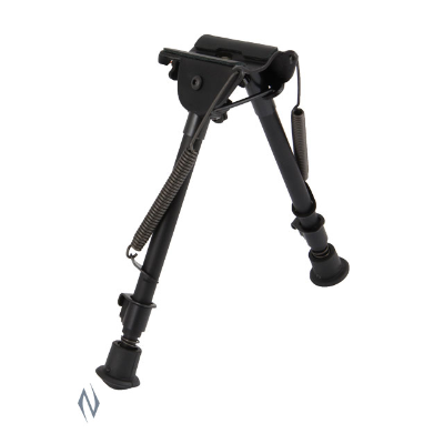 Harris 1A2-LM  Bipod with Stud Mount 9" to 13" Black Notched Leg