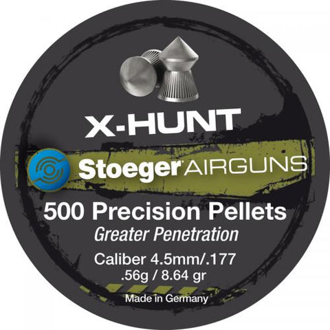 Stoeger X-Hunt 177 Cal Air Pellets 8.64 Gr (500pk) (HNXHunt/.177)
