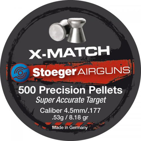 Stoeger X-Match 177 Cal Air Pellets 8.18 Gr (500pk) (HNXMATCH/.177)