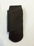 Leather Knife Pouch Small (3.5"-4" Knives) Vertical BLACK
