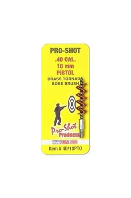 Pro Shot Tornado Style Bronze Cleaning Brush 40 Cal 10 mm (40/10PTO)