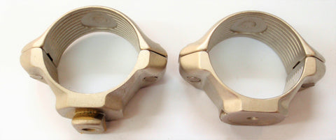 Used Millet Turn-In Style 1" Low Rings Nickel (SPART1767)