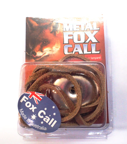 Stainless Steel Fox Whistle with Lanyard