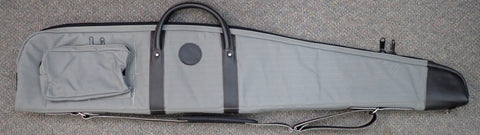 Aussie Sports H/Duty Canvas / Leather 48" Gun Case Grey