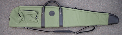 Aussie Sports H/Duty Canvas / Leather 48" Gun Case Green