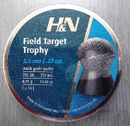 H&N Field Target Trophy 22 Cal Air Pellets 0.95g / 14.66gr 16J (250pk) (2442)