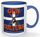 I Have A Right To Own A Gun Mug (with Blue Detail)