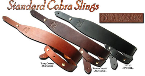 Dingo Leather Standard Cobra Sling Black (270CSBL)