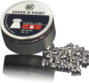 RWS 22 Cal Air Pellets - Super-H-Point 14.2gr / 0.92g (500pk) (2136686)