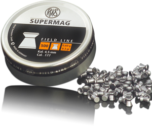 RWS 177 Cal Air Pellets - Supermag 9.3gr / 0.6g (500pk) (2136759)