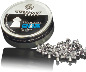 RWS 177 Cal Air Pellets - Superpoint Extra 8.2gr / 0.53g (500pk) (2136716)