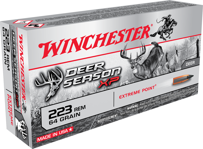 Winchester Deer Season Ammunition 223 Remington 64 Grain Polymer Tip (20pk) (X223DS)
