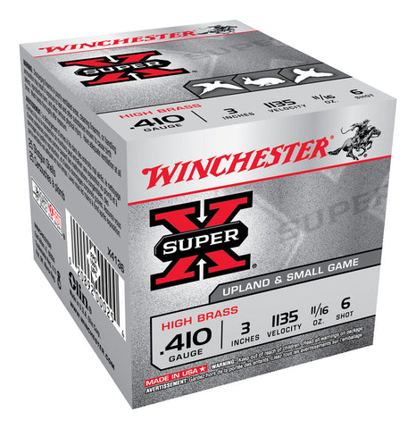 Winchester Super-X 410 Bore Ammunition 3" 11/16oz #7-1/2 Shot (25pk) (X4137)