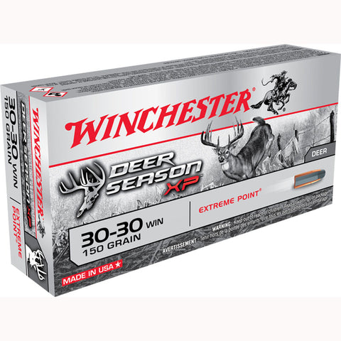 Winchester Deer Season XP Ammunition 30-30 Winchester 150 Grain Extreme Point (20pk)