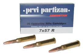 Prvi Partizan PPU Ammunition 7x57R 173 Grain Soft Point (20pk)