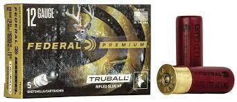 Federal Premium Vital-Shok Ammunition 12 Gauge 2-3/4" 1 oz TruBall Hollow Point Rifled Slug (5pk)