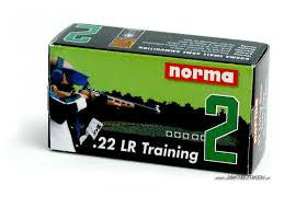 Norma Training 2 Ammunition 22 Long Rifle (22LR) 40 Grain Solid Point (SP) (50pk)