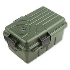 MTM Ammo Travel-Survivor Dry Box 10" x 7" x 5" Plastic Green