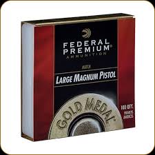 Federal Premium Gold Medal Large Magnum Pistol Match Primers #155M (100pk)
