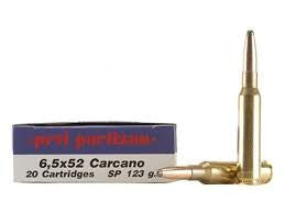 Prvi Partizan PPU Ammunition 6.5x52 Carcano 156 Grain Soft Point Round Nose (20pk)