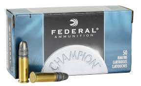 Federal Game-Shok Ammunition 22 Long Rifle (22LR) High Velocity 40 Grain Plated Lead Round Nose (LRN) (50pk)