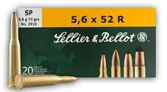 Sellier & Bellot Ammunition 5.6x52R/22 Savage Hi-Power 70 grain SP (20pk)