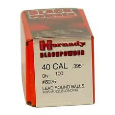 Hornady Muzzleloading Lead Round Ball .395" (100pk)