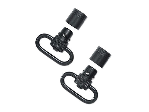 Uncle Mike's Push Button Quick Detachable Sling Swivels 1" Loops with Bases (10112)