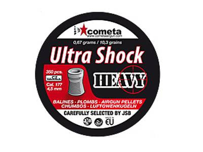 Cometa Ultra Shock Heavy 177 Cal Air Pellets 0.067g / 10.3gr (350pk) (2489)