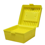 Pro-Tactical Max Comp Ammo Box Medium and Large Rifle 100 Round Yellow Fits 22-250 Remington, 243 Winchester, 308 Winchester