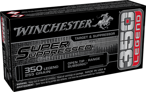 Winchester Super Suppressed Ammunition 350 Legend 255 Grain (20pk)