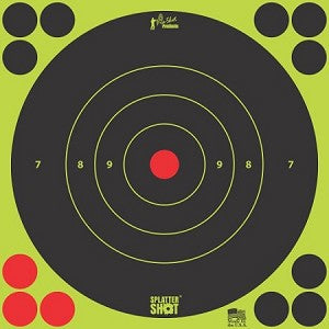 Splatter Bull's eye 8" Target (6pk)