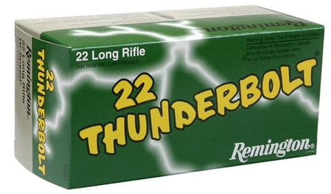 Remington Thunderbolt HV Ammunition 22 Long Rifle (22LR) 40 Grain Solid (50pk)