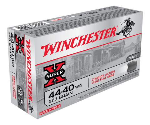 Winchester USA Cowboy Ammunition 44-40 WCF 225 Grain Lead Flat Nose (50pk)